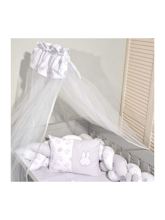 Miffy Mosquito Net Crib Tulle 48-8703/51 Light Blue 550x180cm