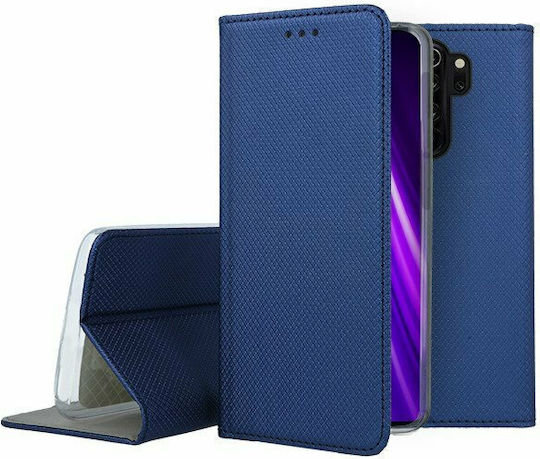 Book Δερματίνης Μαγνητικό Μπλε (Redmi Note 8 Pro)