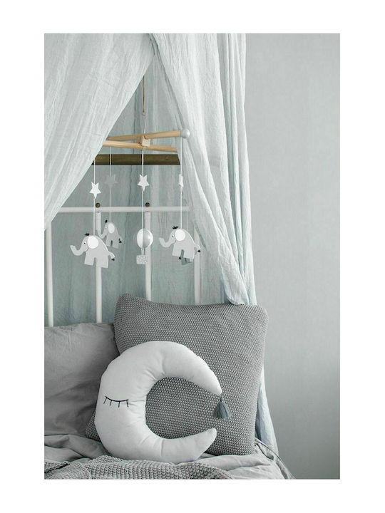 Jabadabado Mückennetz Zimmer Baumwolle K044 Gray 230cm