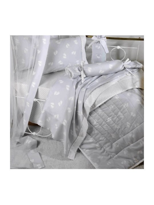 Down Town Home Mosquito Net Crib Baby Feet Tulle 08-0062 Gray 500x200cm