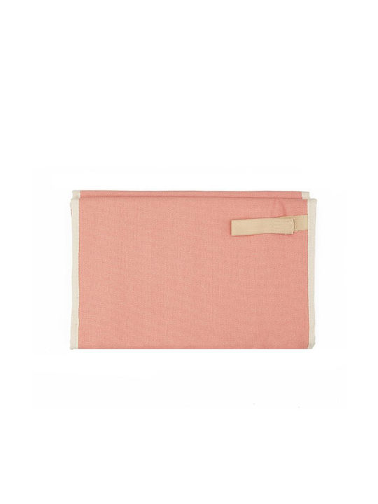 My Bag's Portable Changing Pad Happy Family made of Fabric Pink 22x32cm