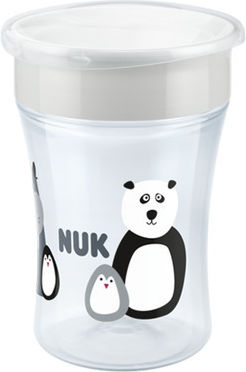 Nuk Baby & Kleinkind Becher Magic Cup aus Kunststoff Lila 1Stück 230ml für 8m+m+