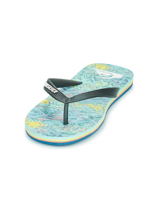 Molokai Art Men's Flip Flops Black