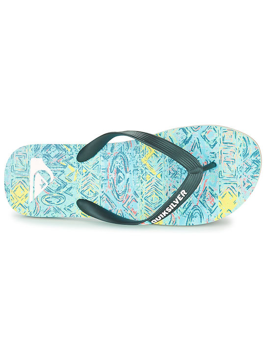 Molokai Art Men's Flip Flops Black