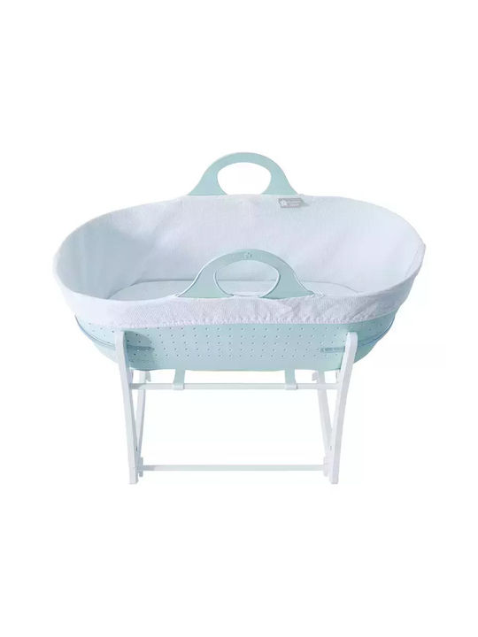 Tommee Tippee Plastic Moses Basket Sleepee with Stand Mint