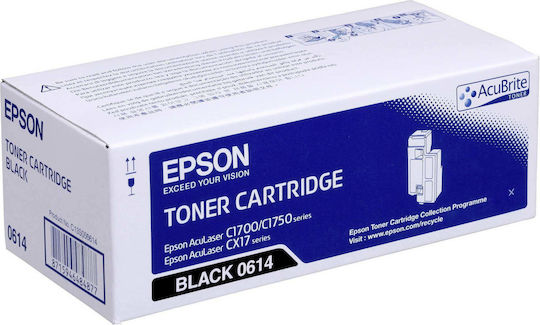 Epson C13S050614 Оригинален Тонер Лазерен Принтер Черен Голям капацитет 2000 Страници