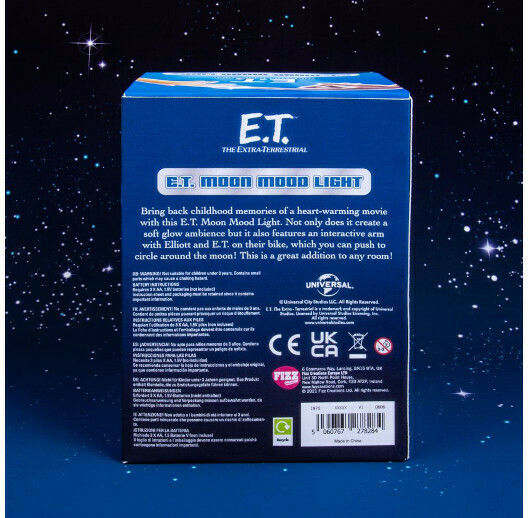 Fizz Creations E.T. the Extra-Terrestrial Dekorative Lampe Mondlicht Weiß
