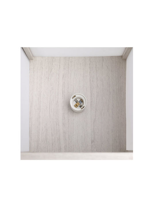 HomCom Floor Lamp H160xW26cm. with Socket for Bulb E27 Beige
