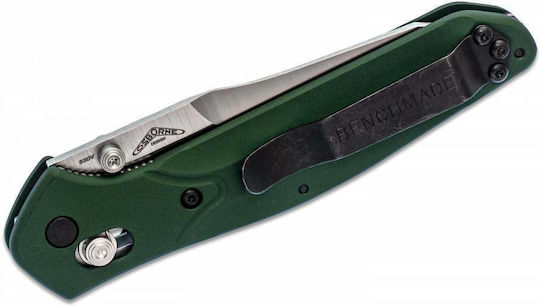Benchmade Osborne Джобно ножче Зелен в Калъф