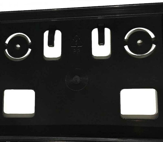 Carner Car License Plate Frame Back Plastic Black