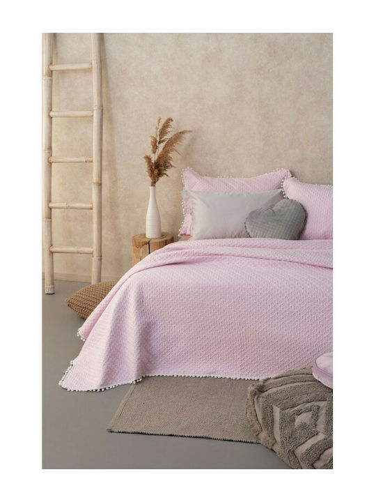 Palamaiki Juniper Βρεφικό Κουβερλί Microfiber Γαλάζιο 110x140cm