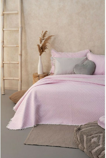 Palamaiki Juniper Βρεφικό Κουβερλί Microfiber Γαλάζιο 110x140cm