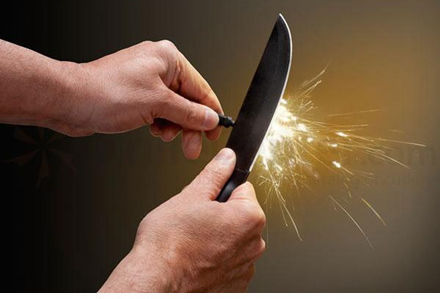 Cold Steel Cuțit Bushman Negru Cu Husă