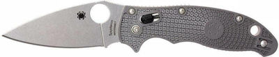 Spyderco Manix 2 Pocket Knife Brown with Blade made of Stainless Steel in Sheath