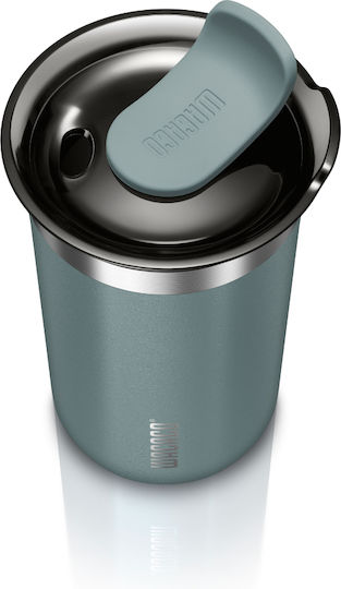 Wacaco Octaroma Lungo Travel Mug Чаша Термос Неръждаема стомана Без BPA 300мл Cadet Blue с Мундщук