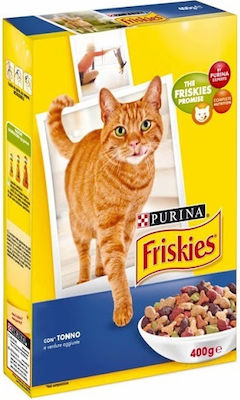 Purina Friskies Dry Food for Adult Cats with Vegetables / Ton 0.4kg