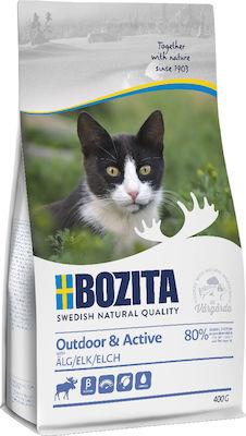 Bozita Outdoor & Active Cat Dry Food with Deer 0.4kg