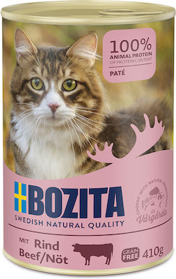 Bozita Wet Food for Kittens In Can with Calf Pate 1pc 410gr