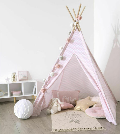 Atmosphera Kids Indian Teepee Play Tent for 3+ years Pink