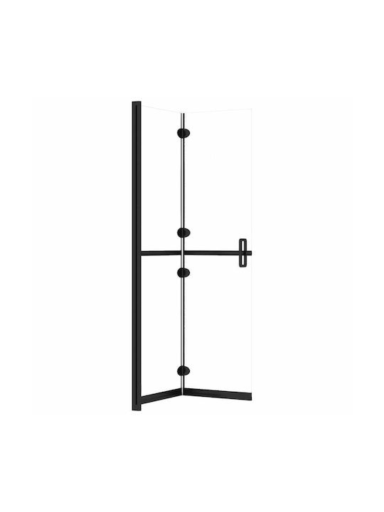 vidaXL Duschwand für Dusche mit Zusammenklappbar Tür 70x190cm Klarglas