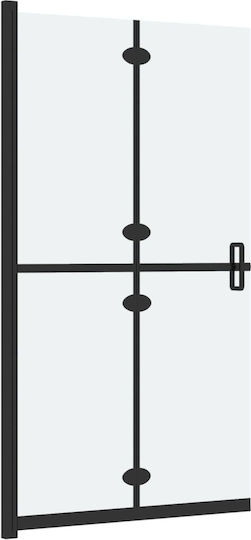 vidaXL Duschwand für Dusche mit Zusammenklappbar Tür 80x190cm Klarglas