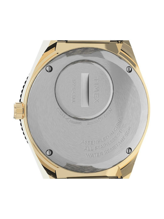 Timex Reissue Womens Watch 36mm Battery with Gold Stainless Steel Bracelet