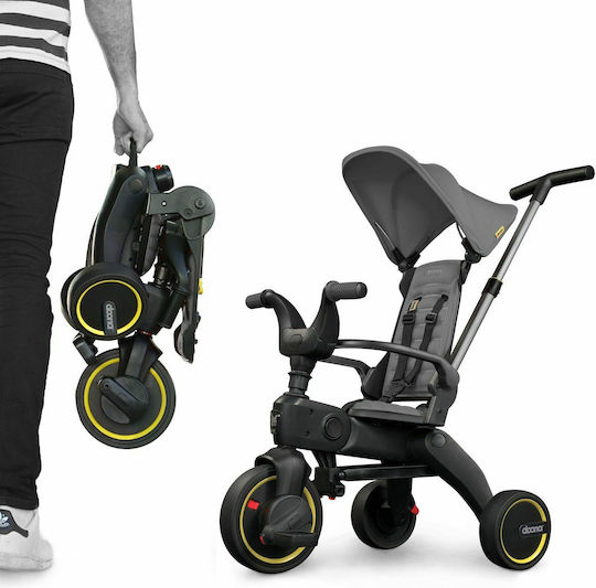 Doona Liki Trike S5 Foldable & Convertible 5 in 1 for 10 Months Nitro Black