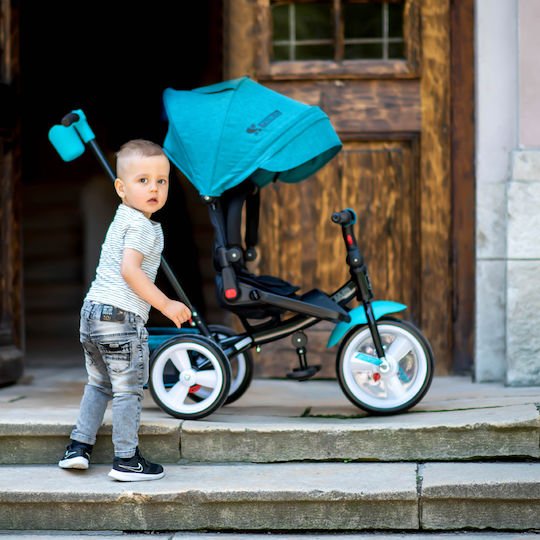Lorelli Jaguar Eva 2021 Wandelbar mit Elterngriff für 1-3 Jahre Rote Kinderdreiräder