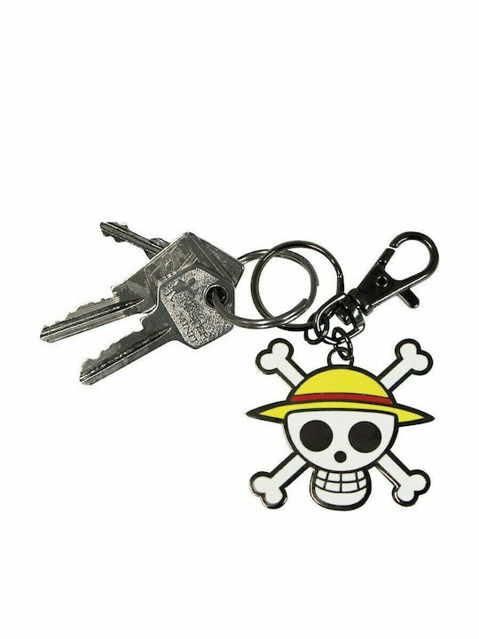 Abysse Μπρελόκ One Piece Skull Luffy Μεταλλικό Καφέ