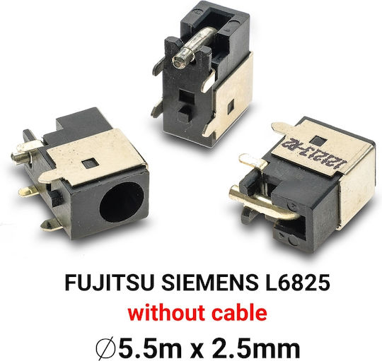Qoltec Βύσμα Τροφοδοσίας για Fujitsu L6825 D1840 D1545 D7830