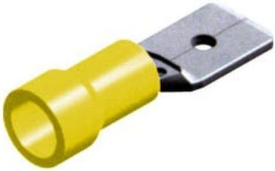 Adeleq Insulated Quick Disconnect Terminal 6mm² Yellow 100pcs 12-52036