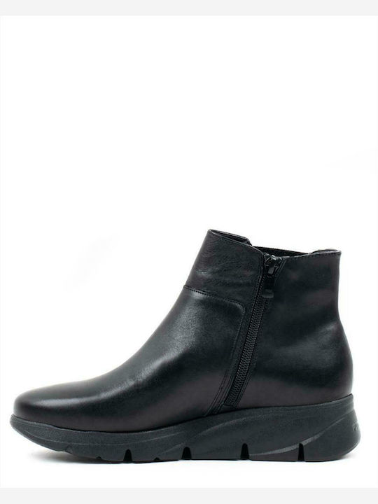 Fluchos Leather Women's Chelsea Boots Black