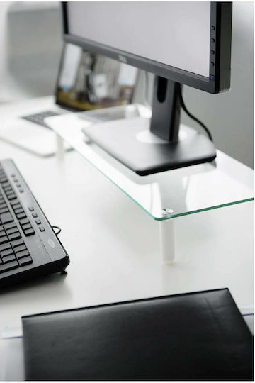 Digitus Επιτραπέζια Βάση Οθόνης έως 32" Διάφανη (DA-90358)