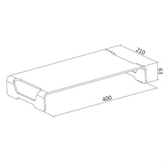 LogiLink Επιτραπέζια Βάση για Οθόνες Ασημί (BP0033)