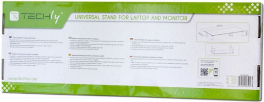 Techly Επιτραπέζια Βάση Οθόνης έως 32" Διάφανη (ICA-MS-461)
