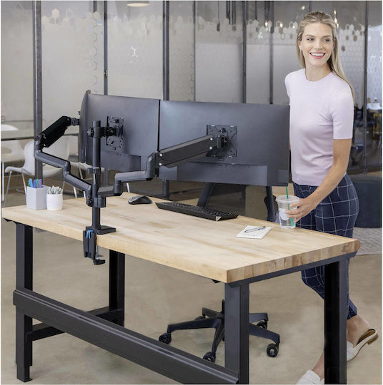 Fellowes Platinum Desktop Stand for 3 Monitors up to 27" with Arm