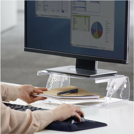 Fellowes Clarity Schreibtisch Halterung Monitor Transparent