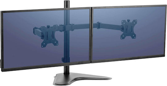 Fellowes Professional Desktop Stand for 2 Monitors up to 30" with Arm