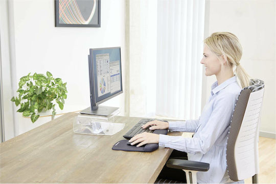 Fellowes Clarity Schreibtisch Halterung Monitor Transparent