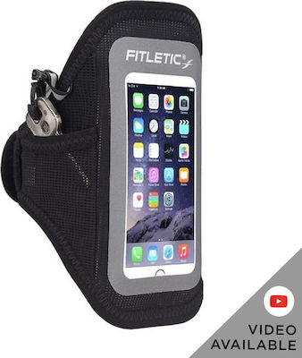 Fitletic Surge Running Arm Band SUR03-01 έως 6.1" (Μαύρο)