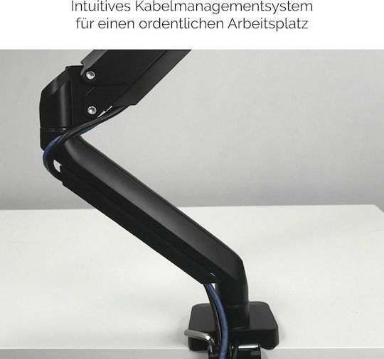 Fellowes Platinum Desktop Stand for 2 Monitors up to 32" with Arm White