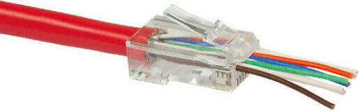 Βύσμα RJ-45 male Cat5e Διάφανο 16210