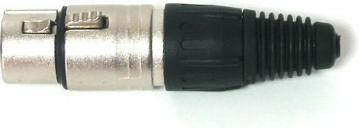 Neutrik NC3FX Plug XLR female Silver (NC3FX)