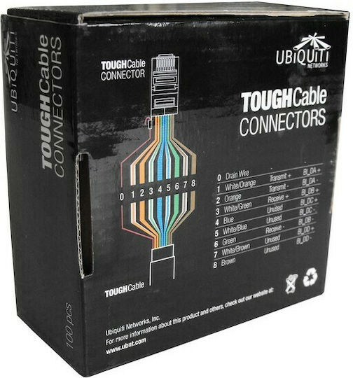 Ubiquiti TOUGHCable Stecker RJ-45 männlich 20Stück Silber (TC-GND-20 TC-GND)