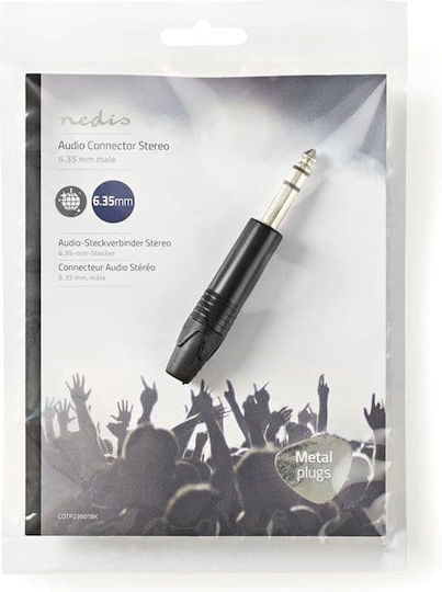 Nedis 6.3mm Jack male (COTP23901BK)