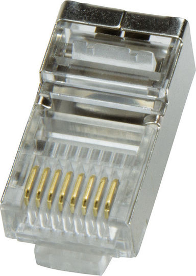 LogiLink Stecker RJ-45 männlich Cat5e 100Stück Transparent (MP0004)