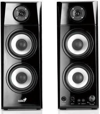Genius SP-HF1800A Computerlautsprecher 2.0 mit Leistung 50W in Schwarz Farbe