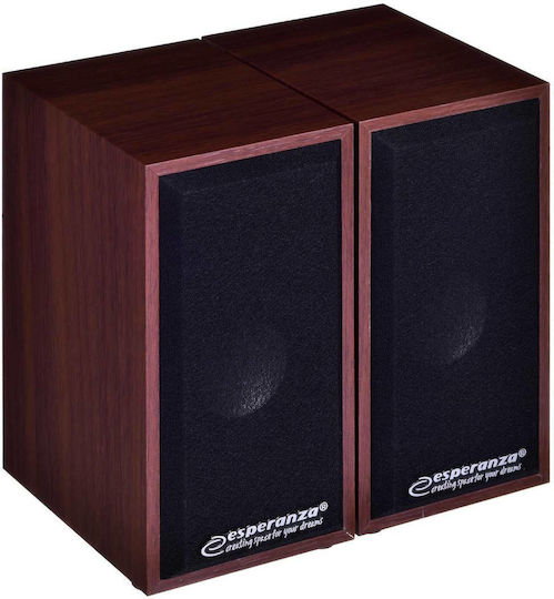 Esperanza Folk 2.0 Speakers 6W Brown