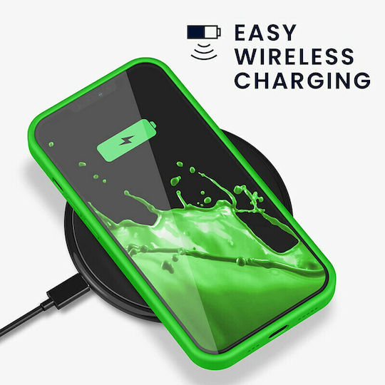 KWmobile Rubberized Back Cover Σιλικόνης Lime Green (iPhone 13 Pro)