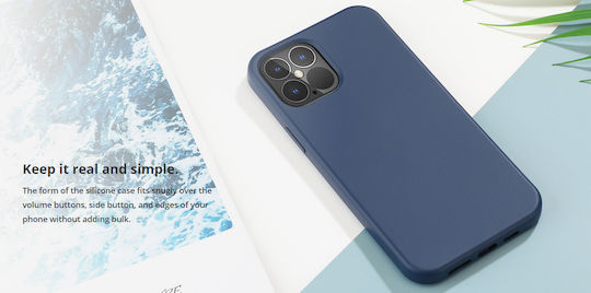 Rockrose Real Back Cover Σιλικόνης Μπλε (iPhone 11 Pro)